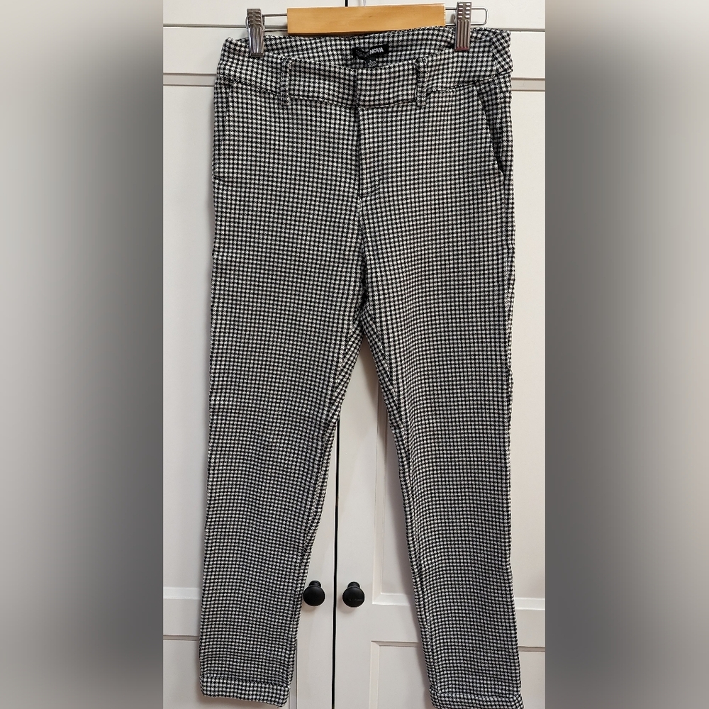 Ankle Dress Pants - Plaid - Size 8